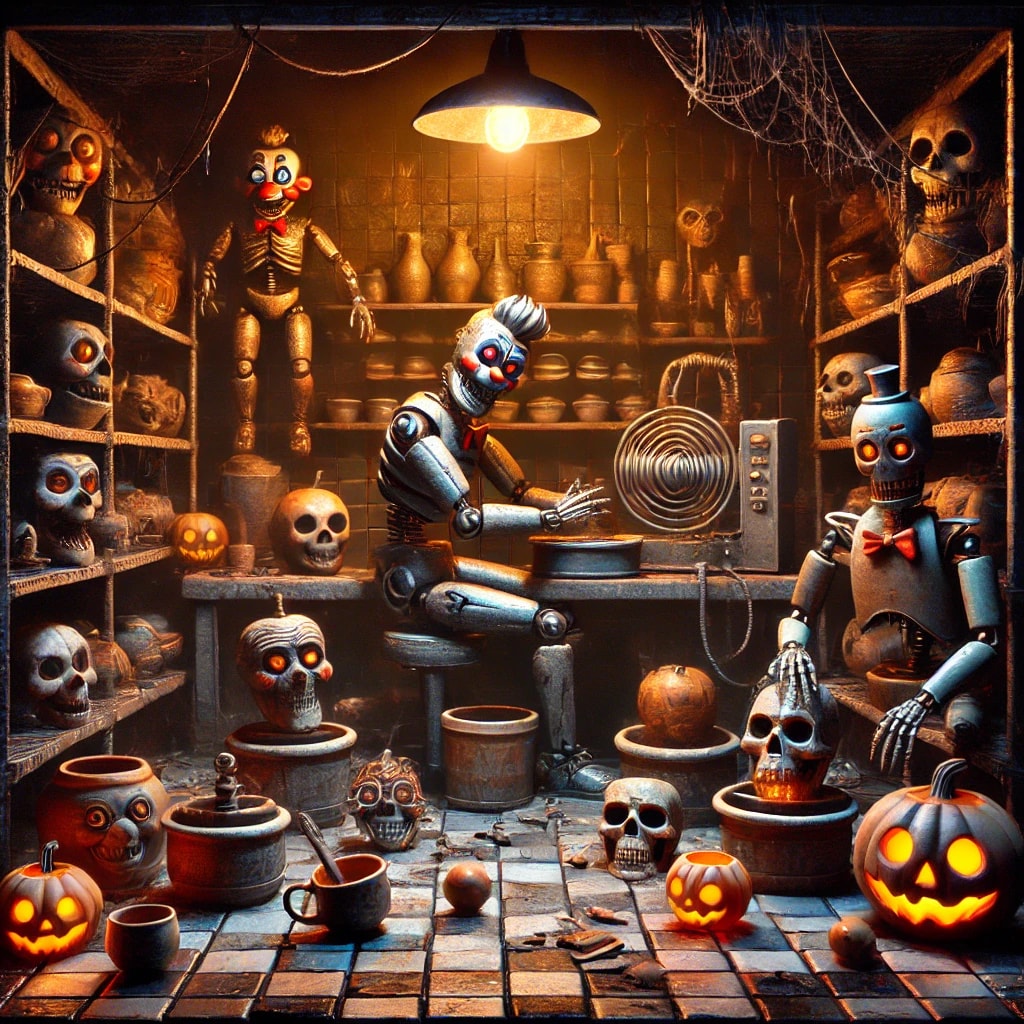 Halloween Date Night — Pumpkin Lantern & Hanging Ghost